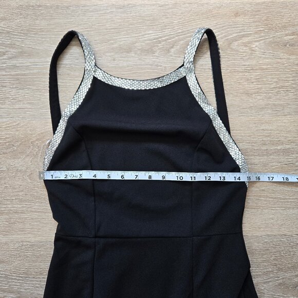 Lulus Exceptional Radiancy Maxi Dress Small $99 Rhinestone Black New With Tags - Picture 6 of 17